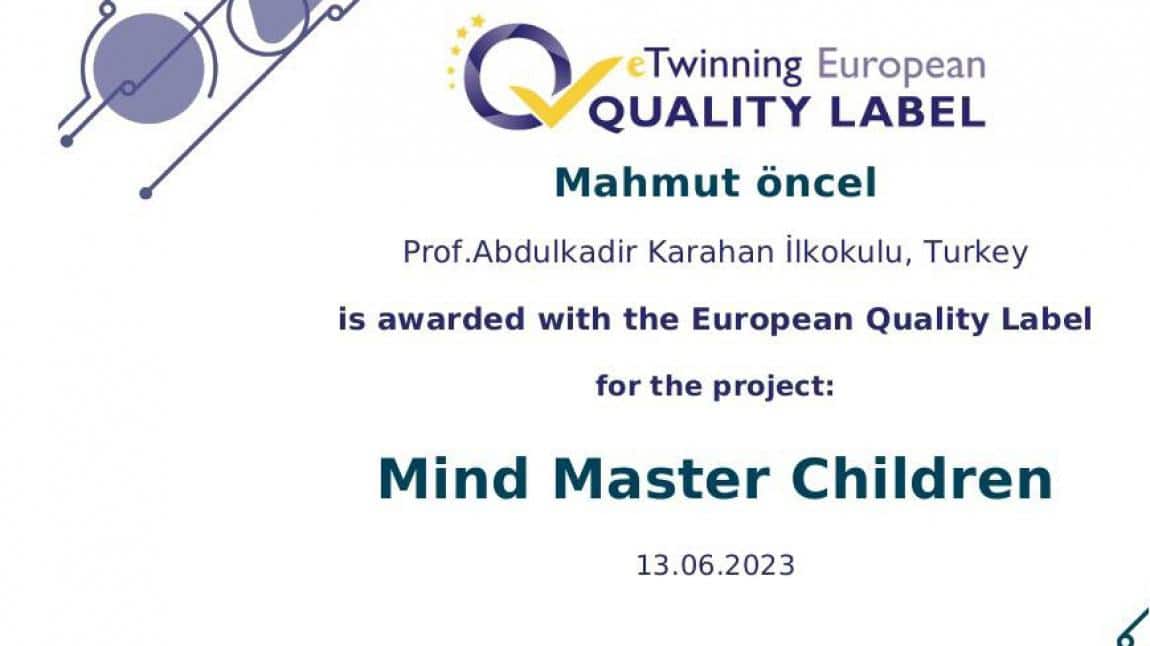 eTwinning European Quality Label